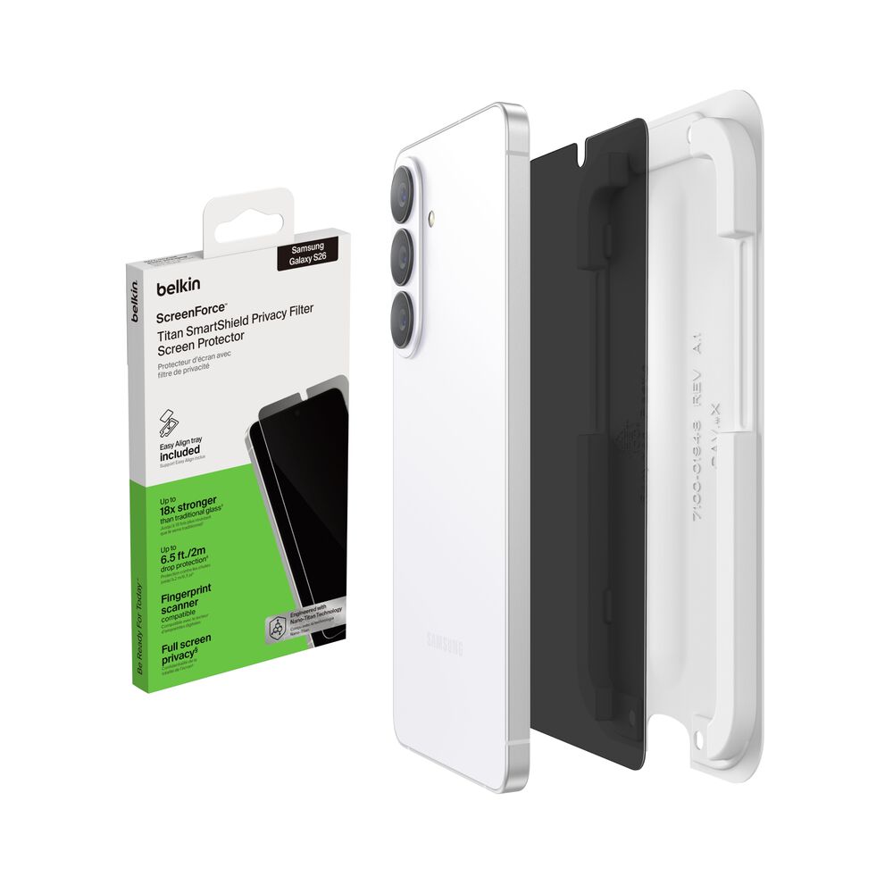 Titan SmartShield Privacy Filter Screen Protector for Samsung Galaxy S26, , hi-res