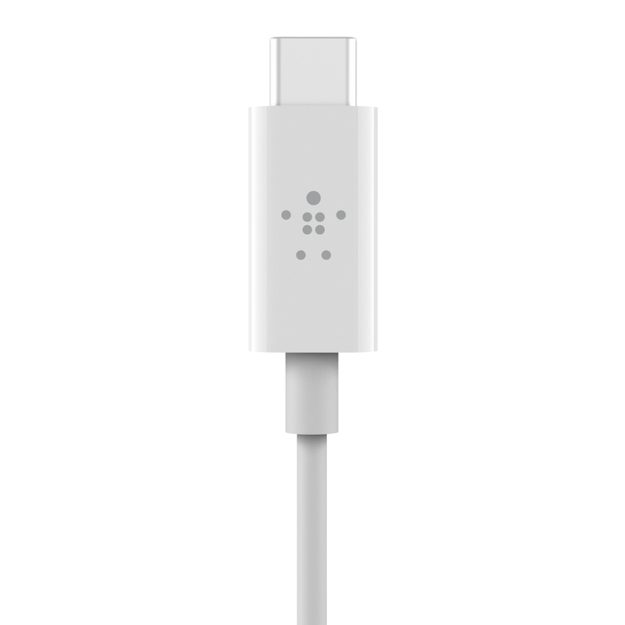 RockStar™ USB-C™ to 3.5mm オーディオケーブル, 白, hi-res