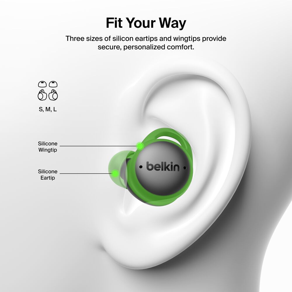 Noise-Cancelling Earbuds, Black, hi-res
