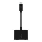 RockStar™3.5mm Audio + USB-C™ 分插器, Black, hi-res