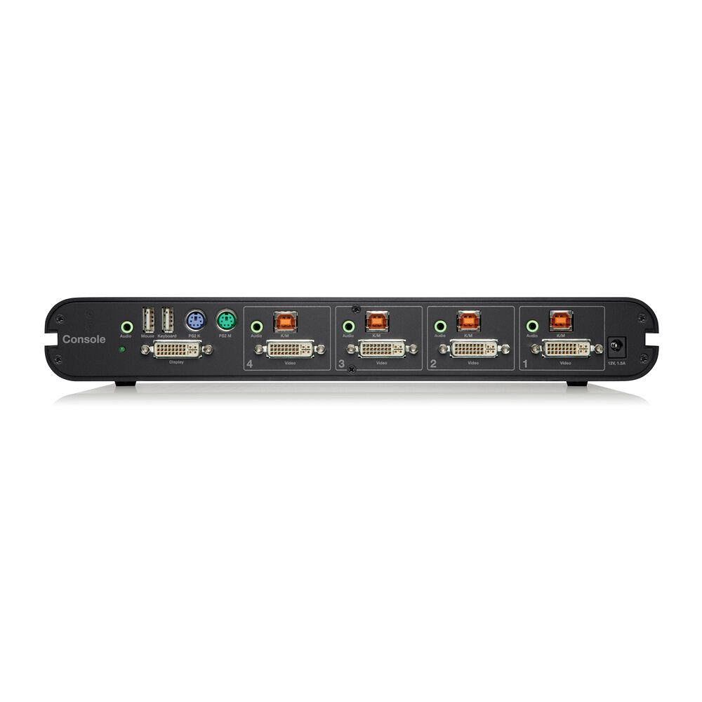 Secure DVI-I KVM Switch; 4-Port, , hi-res
