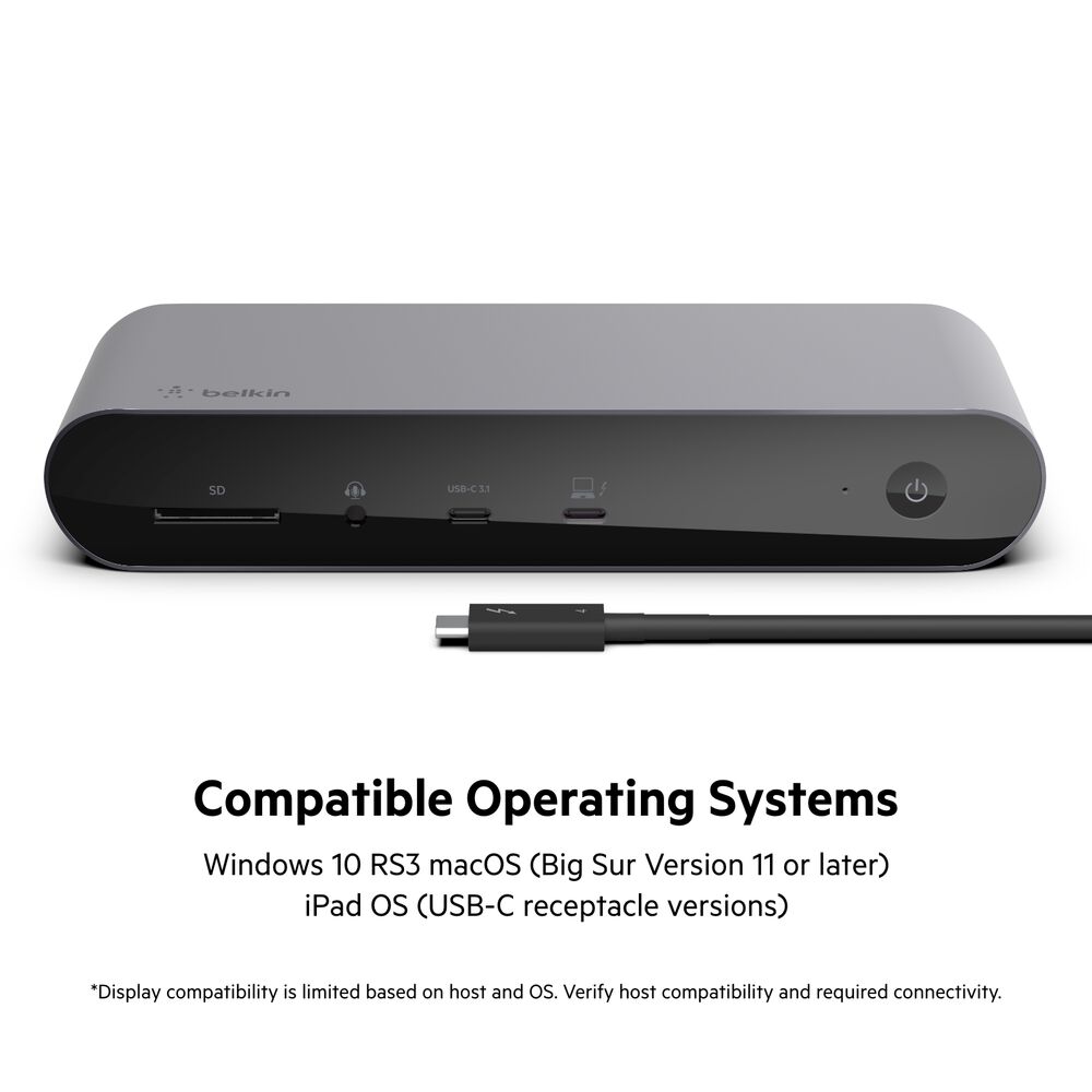 Pro Thunderbolt 4 Dock, Space Gray, hi-res