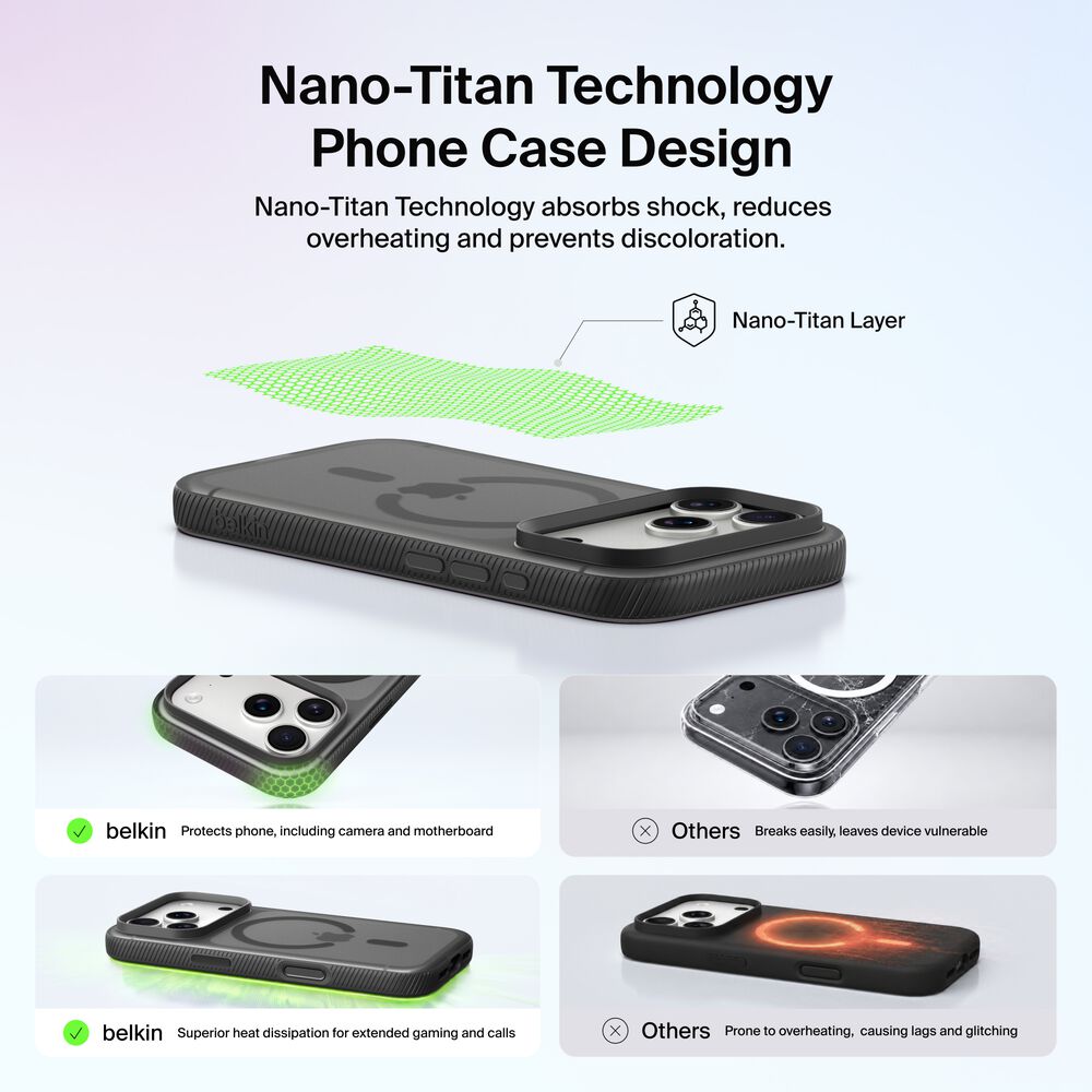Grip Series Case for iPhone 18 Pro / iPhone 17 Pro, Black, hi-res