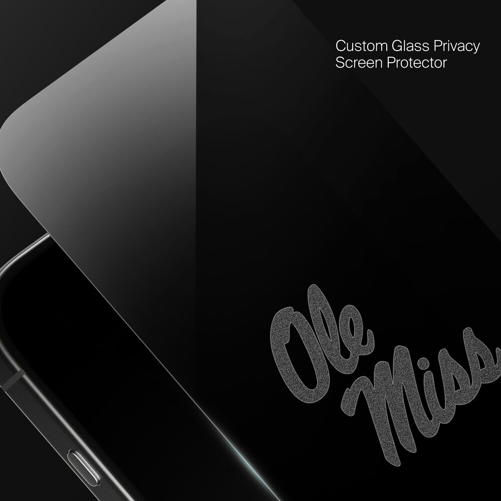 Ole Miss Rebels Custom Glass Screen Protector, , hi-res
