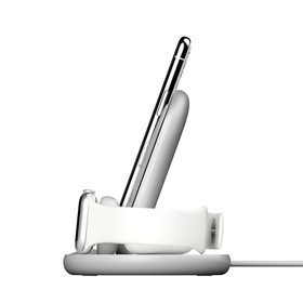 Apple 裝置專用 3 合 1 無線充電器, 白色的, hi-res