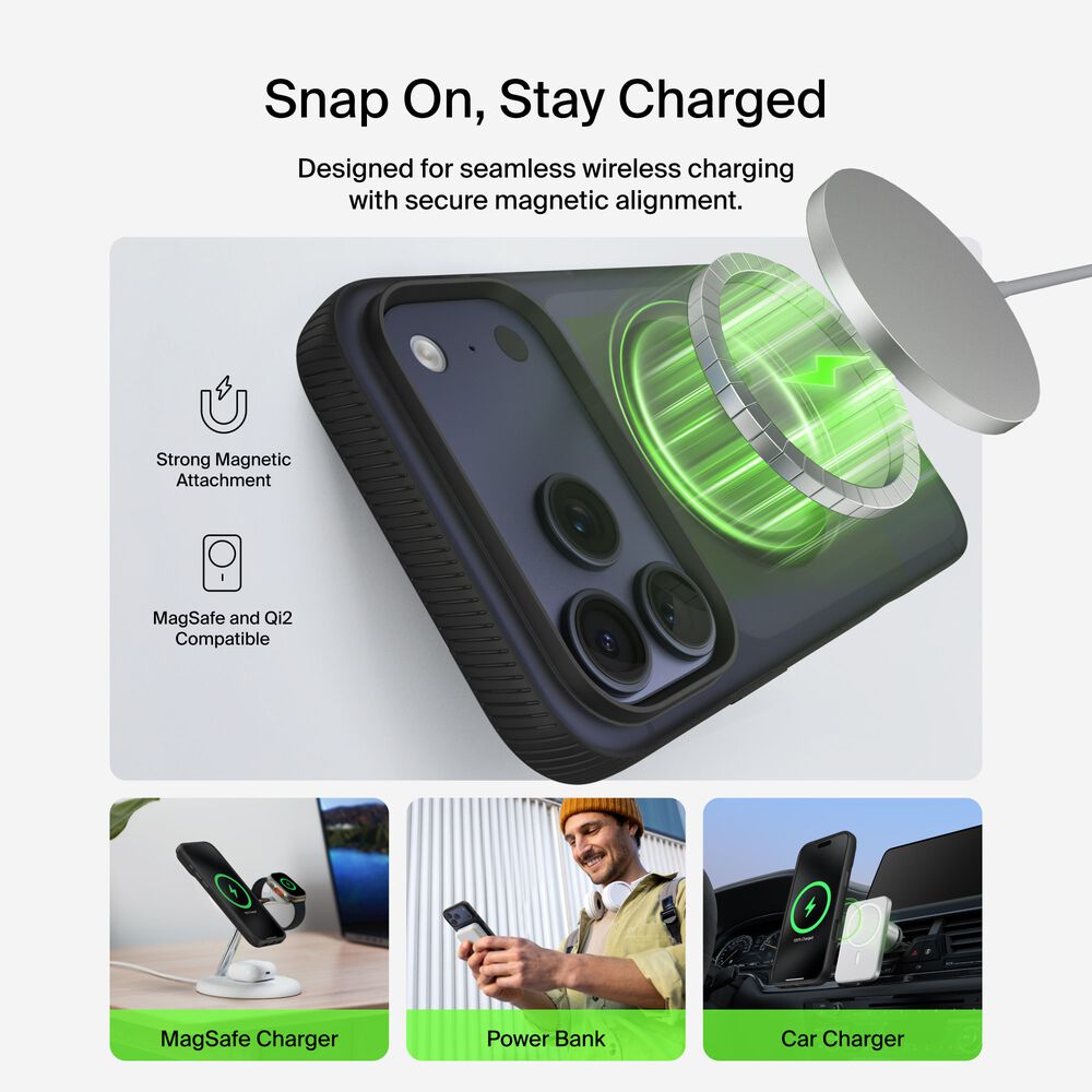 Grip Series Case for iPhone 17 Pro Max, Black, hi-res