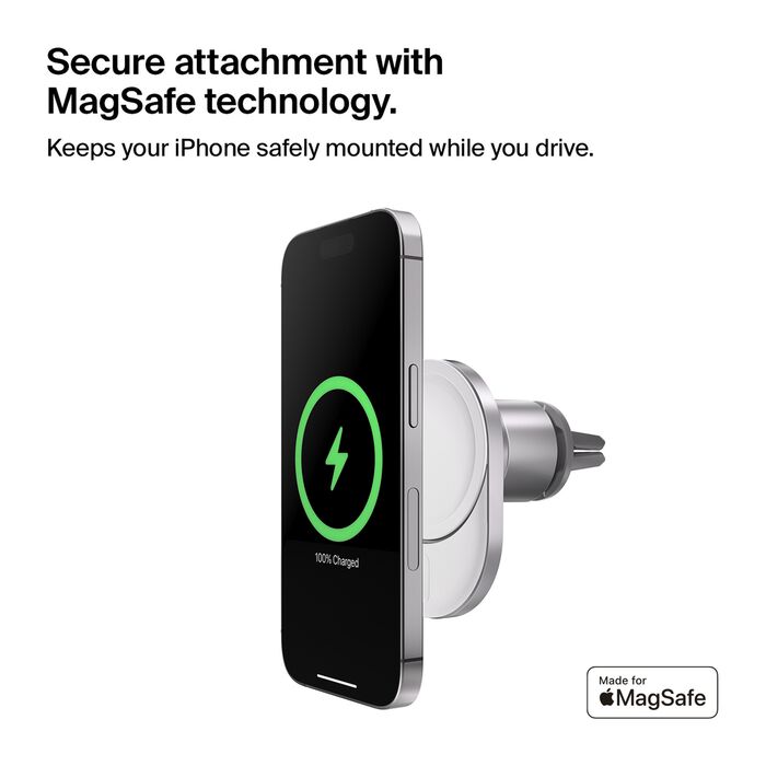 Wireless Car Charger with MagSaf | Belkin US
