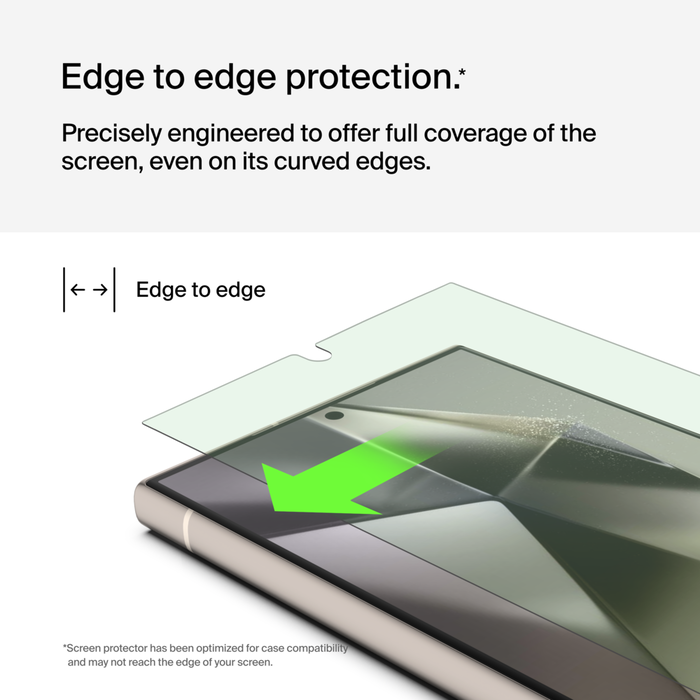 Samsung S24 Blue Light Filter Screen Protector Belkin US