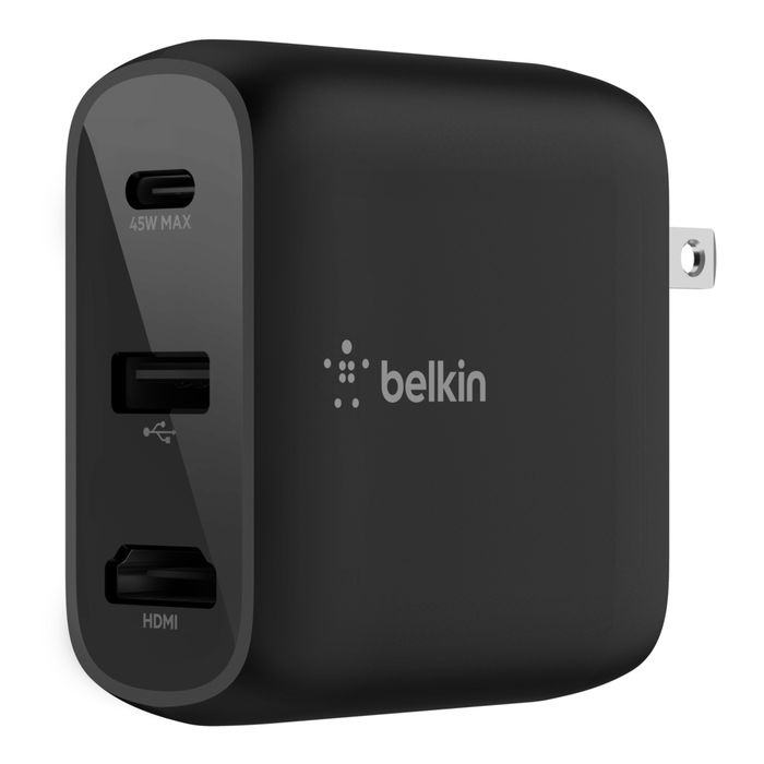 46.5W Power Hub, Black, hi-res