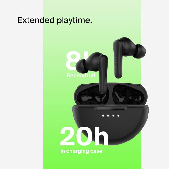 True Wireless Earbuds, Black, hi-res