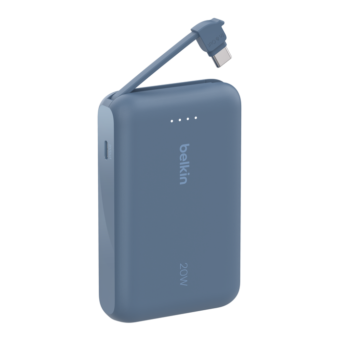 ポータブルモバイルバッテリー10000mAh（一体型ケーブル） | Belkin JP
