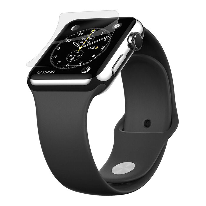 Apple Watch 專用 ScreenForce InvisiGlass® 進階螢幕保護貼 (42 毫米), , hi-res