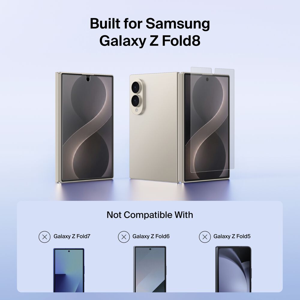 Anti-Reflective Screen Protector for Samsung Galaxy Z Fold8, , hi-res