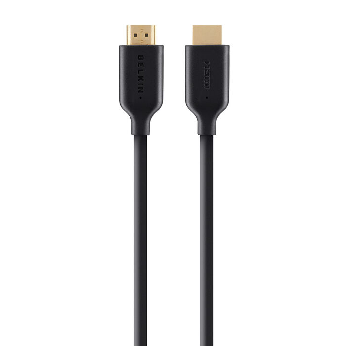 4K/UHD 호환 금도금 고속 HDMI 이더넷 케이블, Black, hi-res
