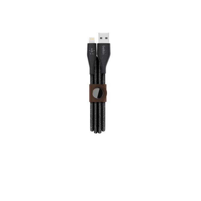 Plus Lightning 至 USB-A 線纜（附固定帶）, Black, hi-res