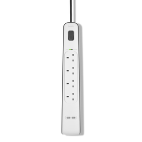 2.4 Amp USB Charging 4-outlet Surge Protection Strip