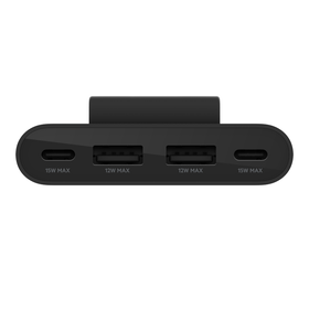 4 端口 USB 電源擴展器, Black, hi-res