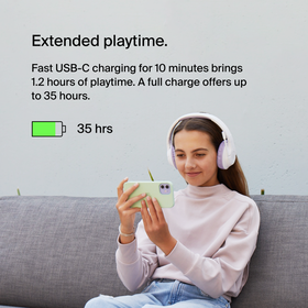 Wireless Over-Ear Headset for Kids, Lavender, hi-res