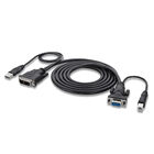DVI-A + USB B to VGA + USB A Combo Cable, , hi-res