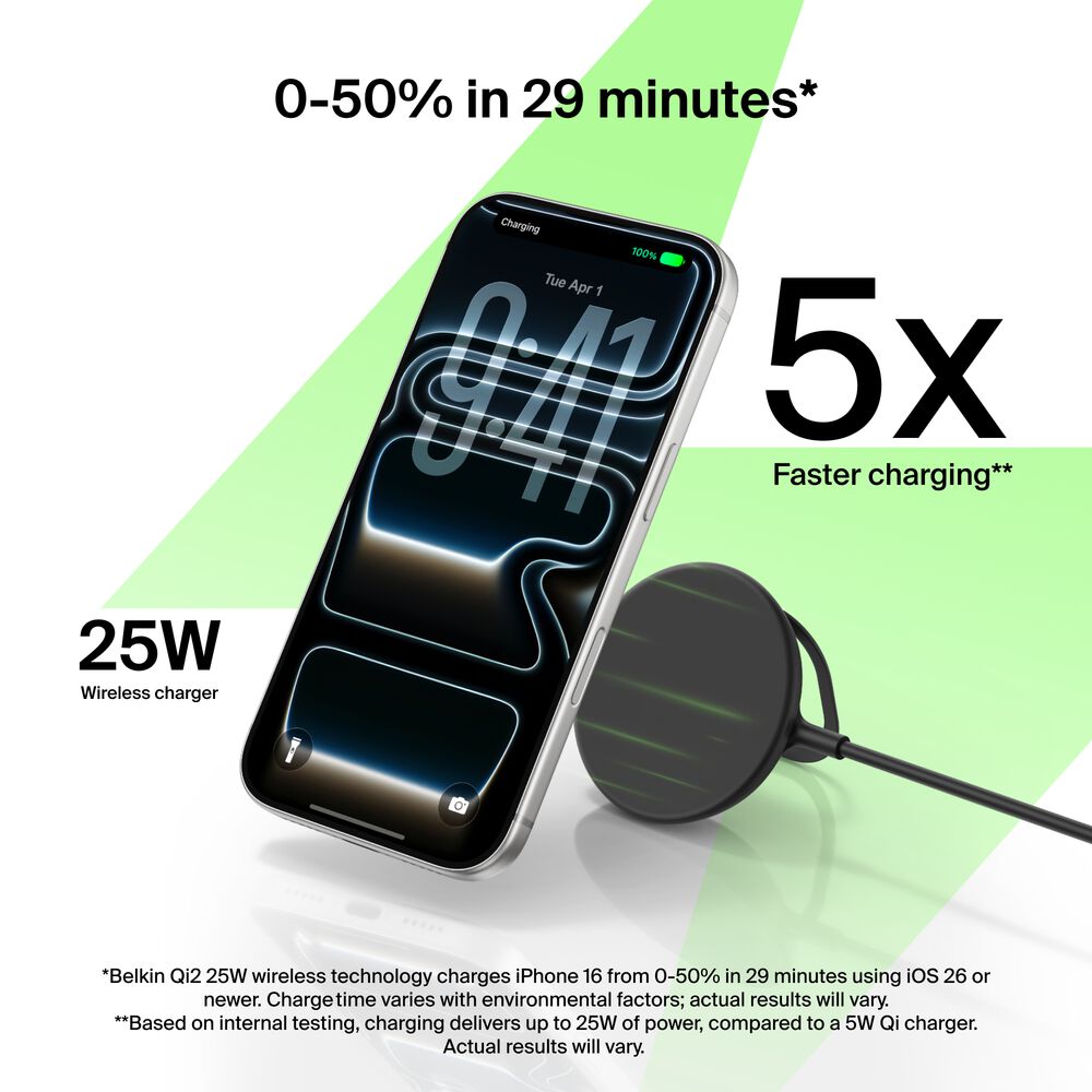 Magnetic Charger with Qi2 25W, , hi-res