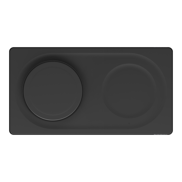 2-in-1 Wireless Charging Pad with Official MagSafe Charging 15W, Black, hi-res