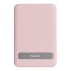 Magnetic Wireless Power Bank 5K + Stand, Blush Pink, hi-res