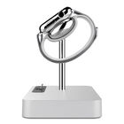 Valet™ Charge Dock for Apple Watch + iPhone, Silver, hi-res