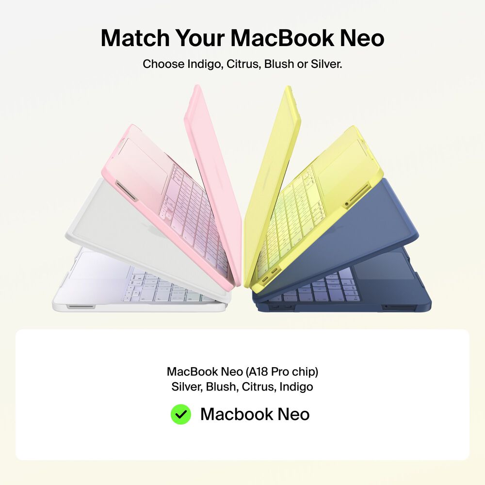 Hard Shell Case for MacBook Neo, Citrus Yellow, hi-res