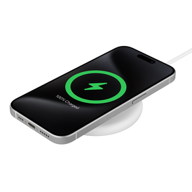Magnetic Wireless Charging Pad with Qi2 15W, White, hi-res
