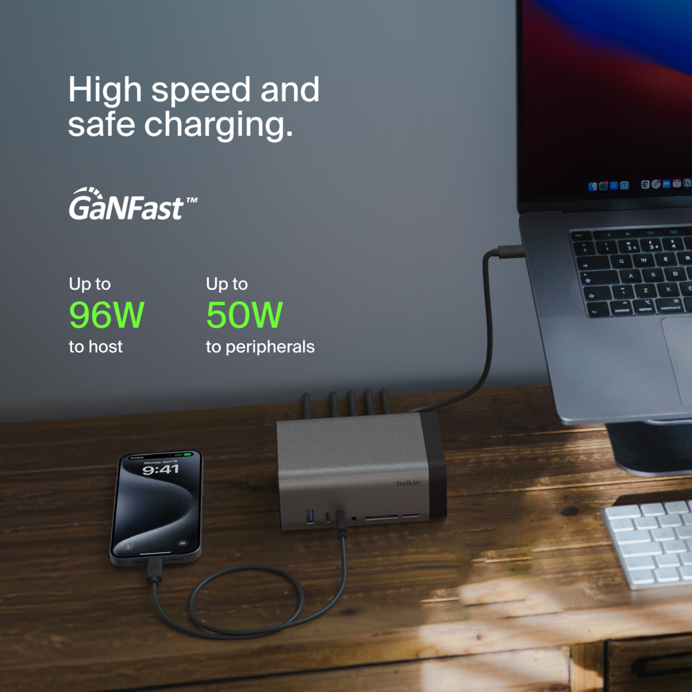 Belkin Connect USB-C Dock - Thumbnail 4