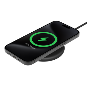 Magnetic Wireless Charging Pad with Qi2 15W, Black, hi-res