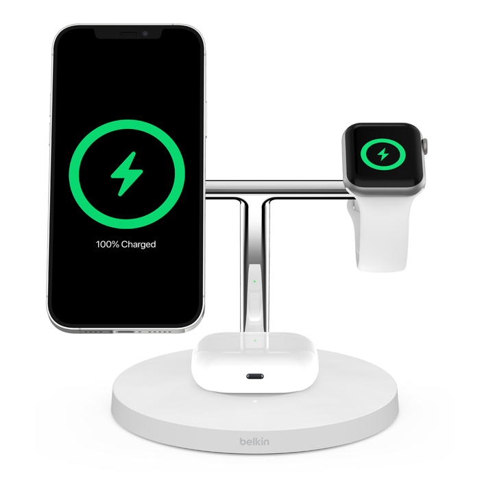 Generic Charge rapide 3 en 1 chargeur sans fil pour Iphone Apple Watch  Airpods Pro à prix pas cher