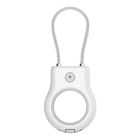 Secure Holder with Wire Cable for AirTag, White, hi-res