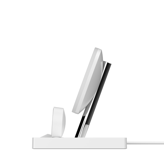 Caricabatteria wireless 3 in 1 edizione speciale per dispositivi Apple, Bianco, hi-res