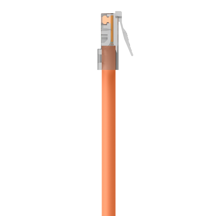CAT6 Ethernet Patch Cable, RJ45, M/M, Orange, hi-res