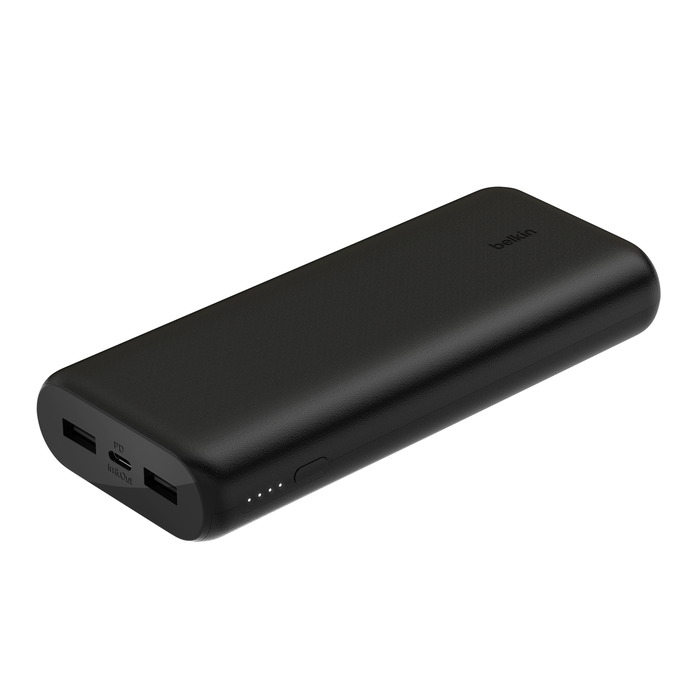 带 PD 20W 的 3 端口紧凑型移动电源 20K, , hi-res