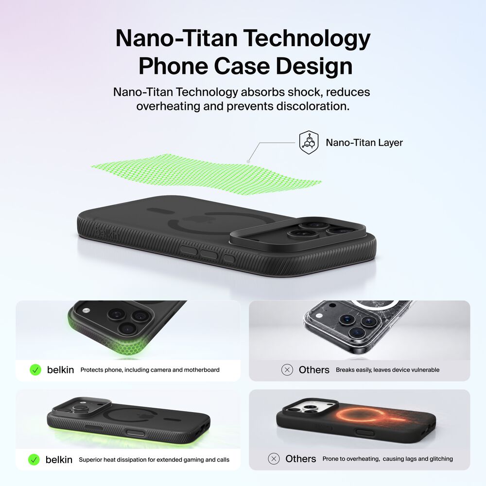 Grip Series Case for iPhone 18 Pro / iPhone 17 Pro, Black, hi-res