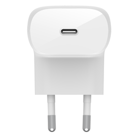 Cargador de pared USB-C&reg; PD 3.0 PPS de 30 W + cable USB-C&reg; con conector Lightning, Blanco, hi-res