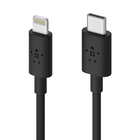 USB-C Cable with Lightning Connector, Black, hi-res