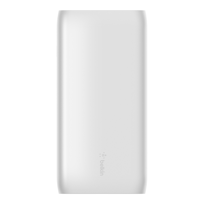  Belkin Cargador portátil USB-C de 20,000 mAh, banco de energía  de 20K con 1 puerto USB-C y 2 puertos USB-A y cable USB-C a USB-A incluido  para iPhone 15, 15 Plus