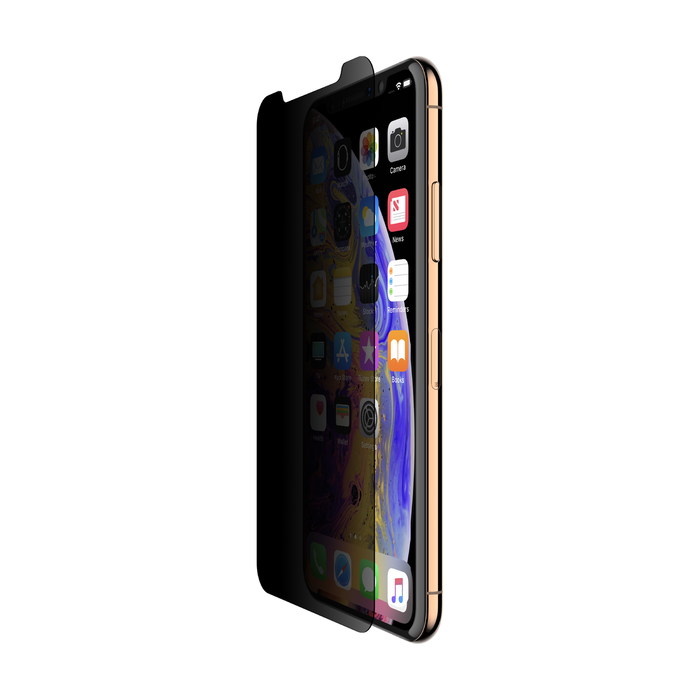 SCREENFORCE™ InvisiGlass™ Ultra Privacy Screen Protector for iPhone XS Max, , hi-res