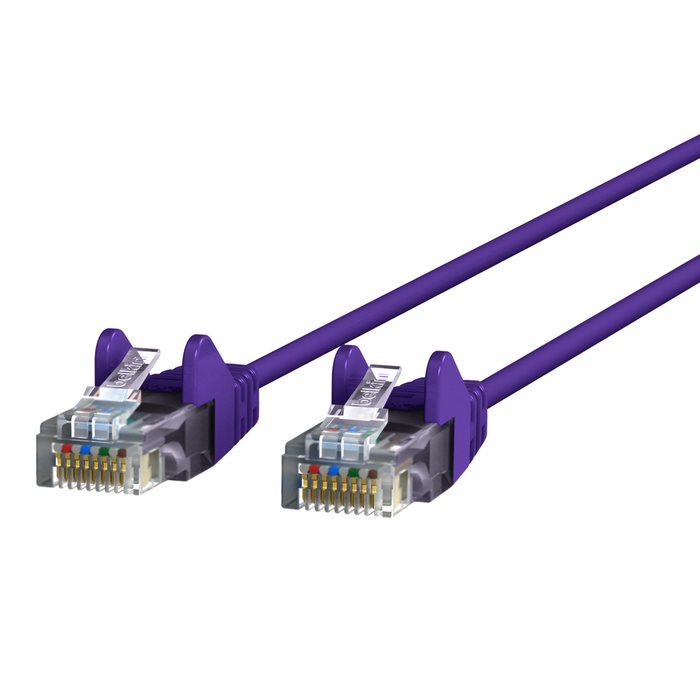 CAT6 Slim Gigabit Snagless UTP Ethernet Cable, Purple, hi-res