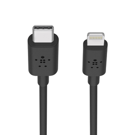 BOOST↑CHARGE™ USB-C™ 至 Lightning連接線, Black, hi-res