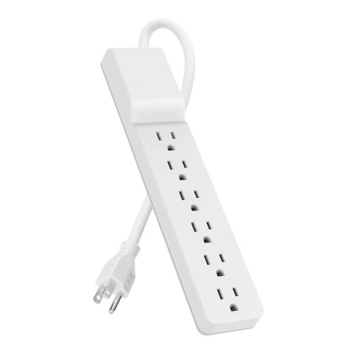 6 Outlet Home/Office Surge Protector 4' cord, , hi-res
