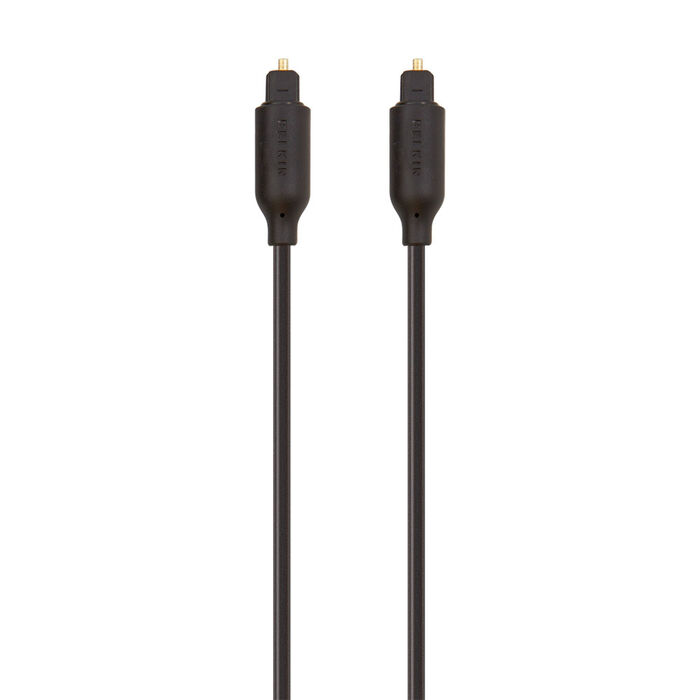Gold-Plated Digital Optical Audio Cable, Black, hi-res