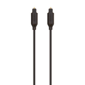 Gold-Plated Digital Optical Audio Cable, Black, hi-res