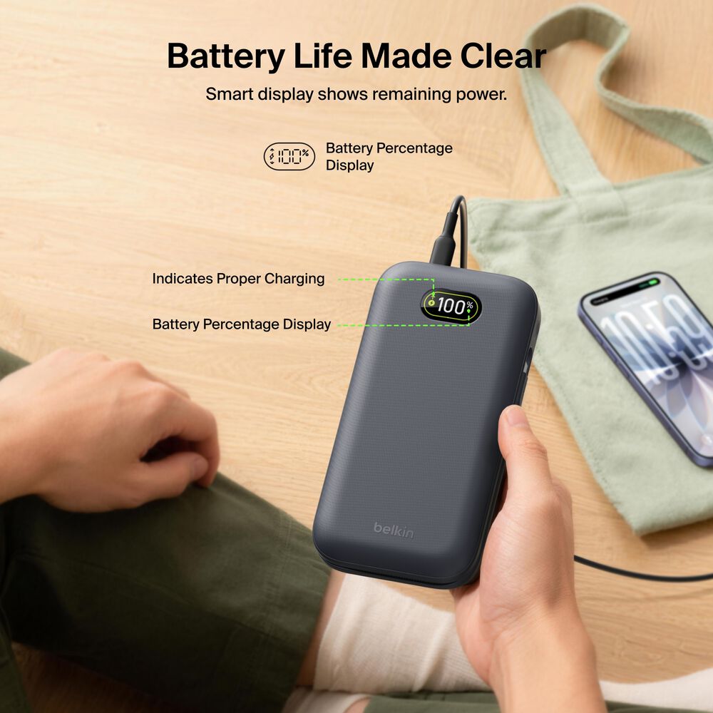 Laptop Power Bank 27K, Charcoal, hi-res
