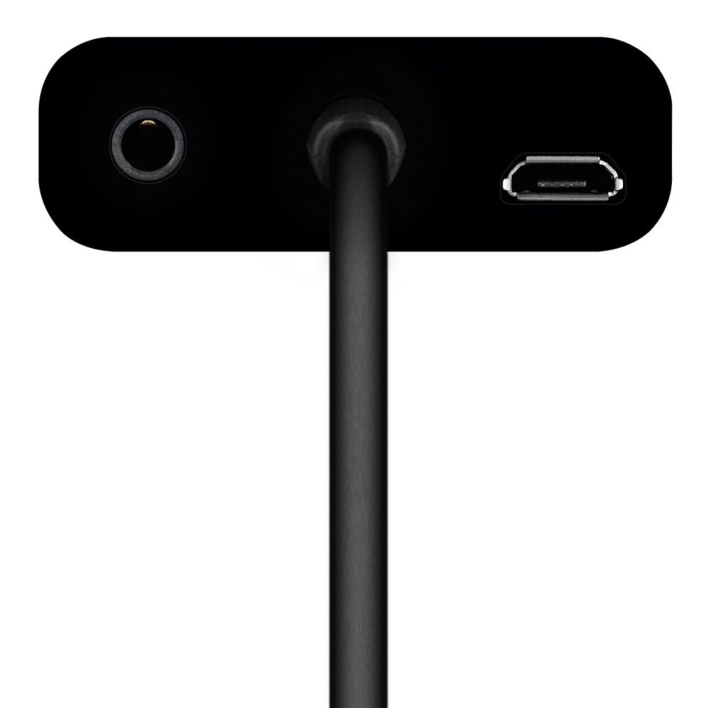 Adaptateur universel HDMI vers VGA avec prise jack, Noir, hi-res