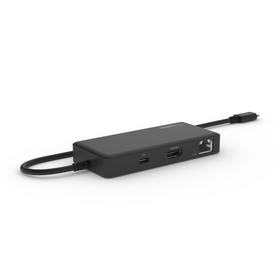 USB-C 5-in-1 Multiport Adapter, Black, hi-res