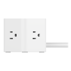 3-Outlet Power Cube with 5-Foot Cord and USB-A Ports, , hi-res